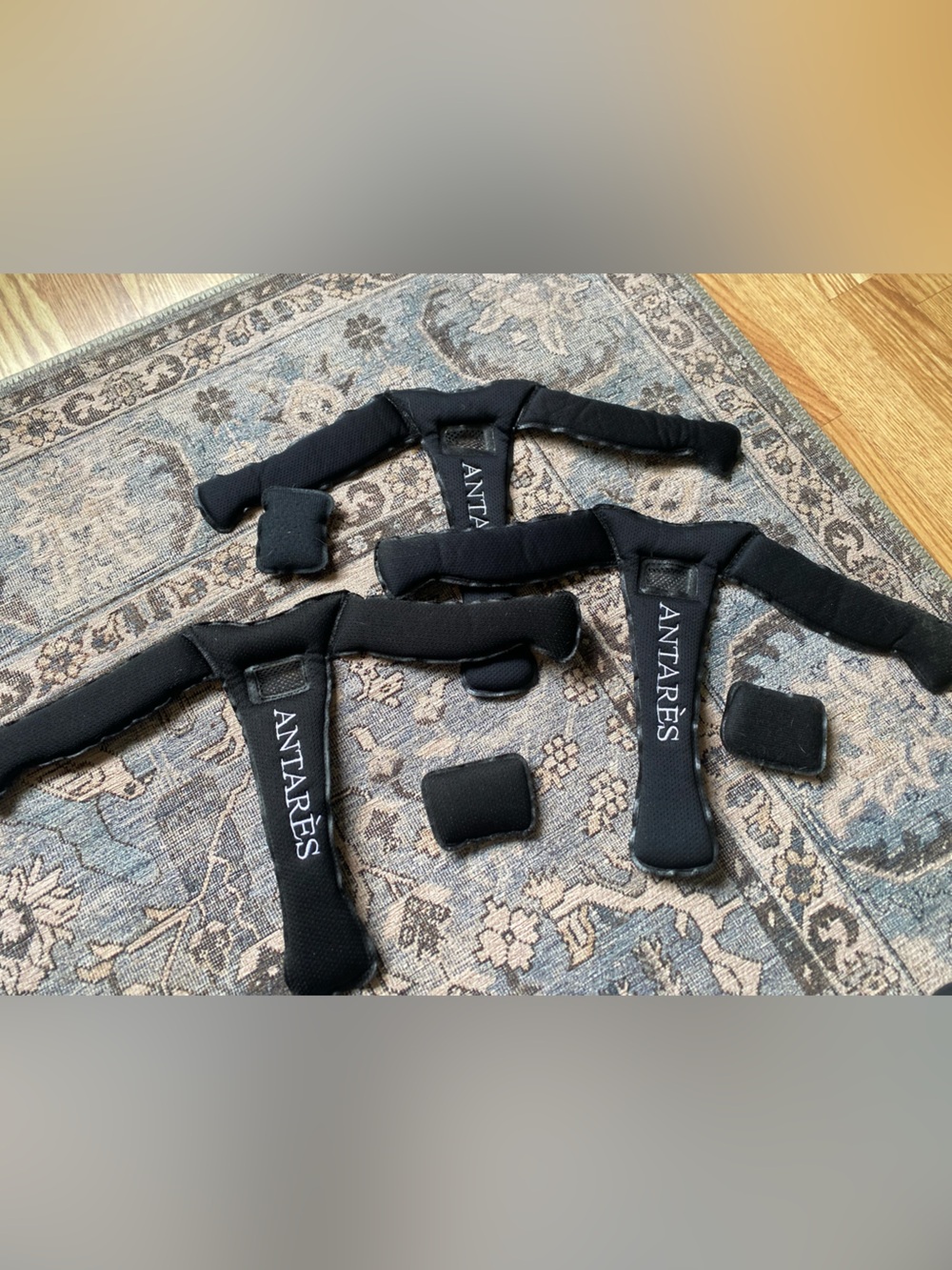 Àntares Black Replacement Helmet Padding Set - size S 54/55/56